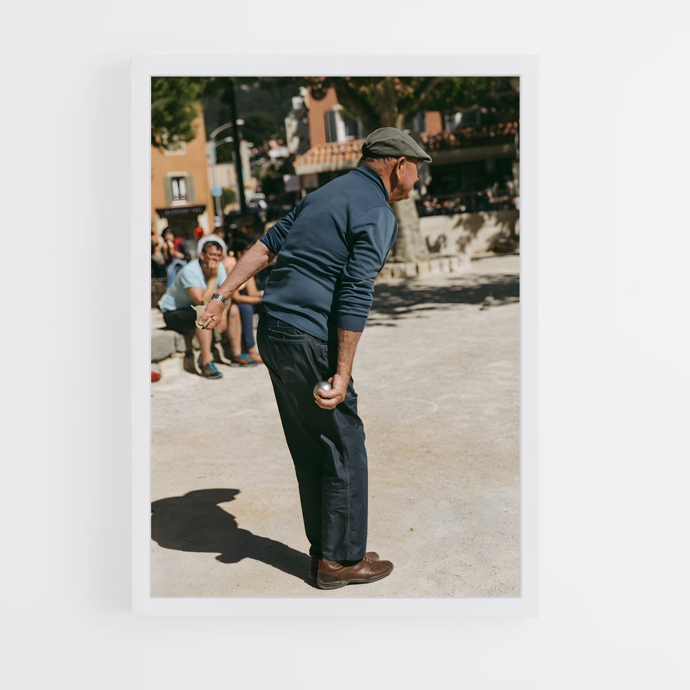 Poster Provence petanque – affiche Pétanque (vue 3)